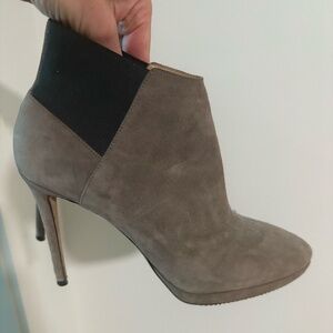 Jimmy Choo Talula Suede Ankle Boots - Size 38